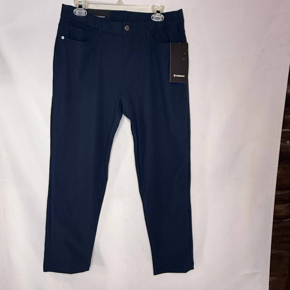 NWT Lululemon ABC Classic Fit Pant 32 x 30 Warpstreme Navy Blue